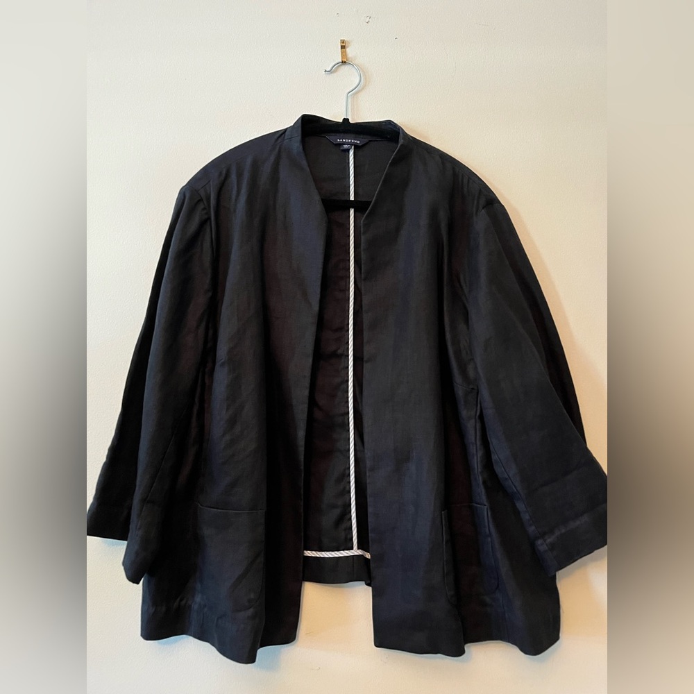 Linen Lands End Blazer